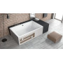 Ванна RADAWAY ITEA Lux 190x120 з ніжками і сифоном WA1-29-190x120US